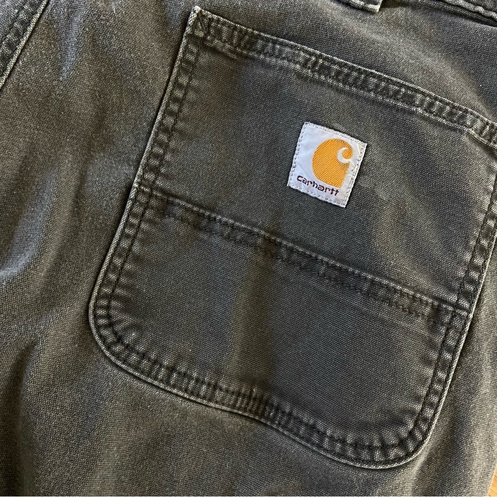 Carharrt Rugged Relax Fit Grey Jean Pants Size 38x30